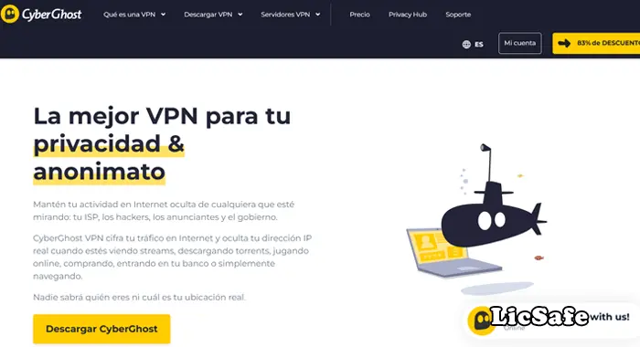 CyberGhost web