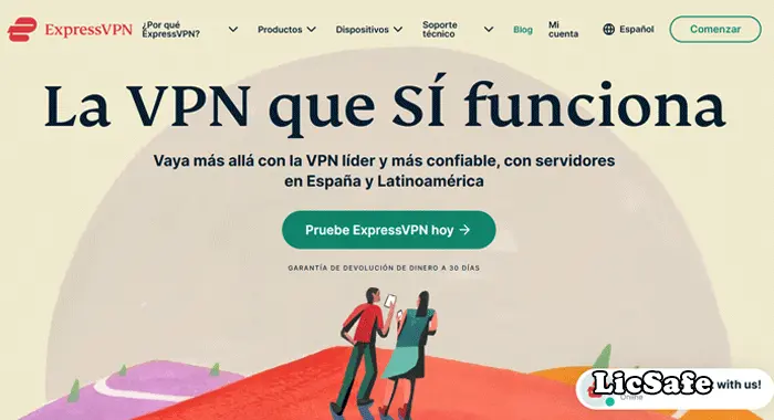ExpressVPN web