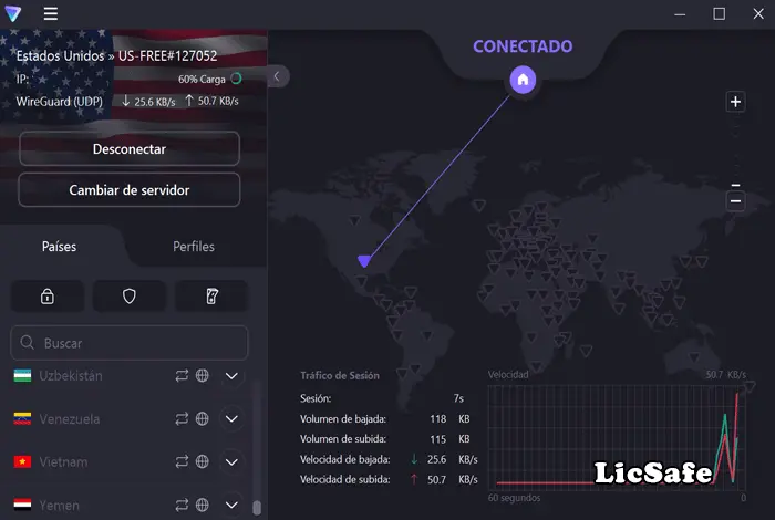 Panel ProtonVPN