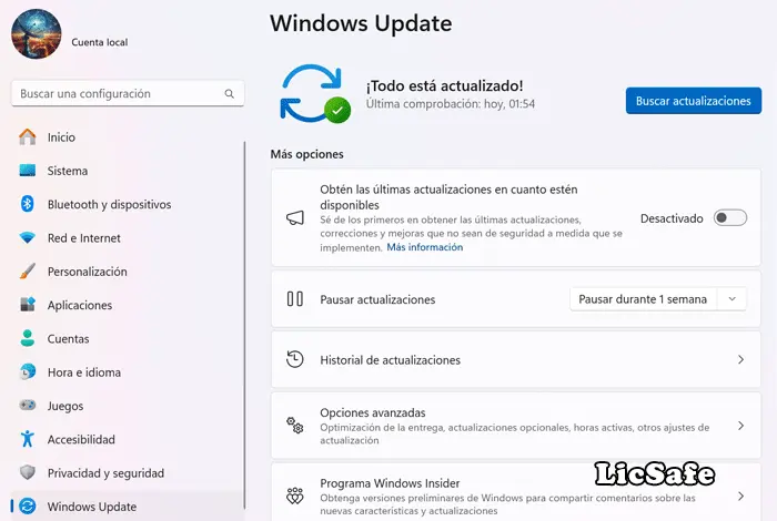 Verificar Windows Update