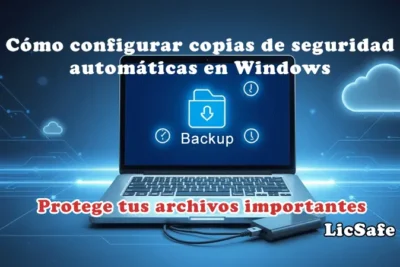 Configurar copiar de seguridad automáticas en Windows