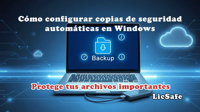 Configurar copiar de seguridad automáticas en Windows