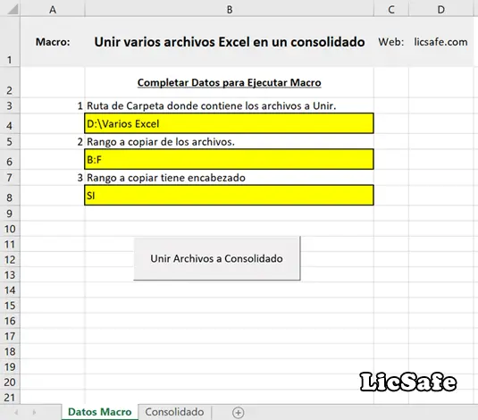 imagen de Macro Consolidar Datos de Múltiples Archivos Excel a uno