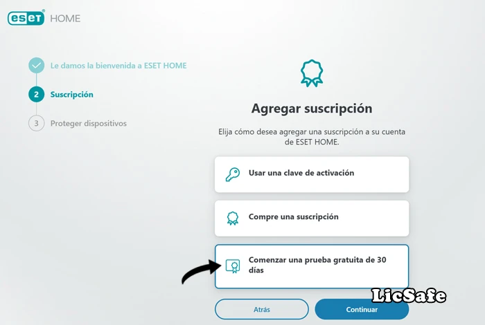 Home ESET agregar suscripción Eset Smart Security Premium