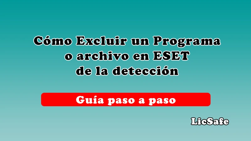 Como Excluir un Programa en ESET Nod32 del análisis